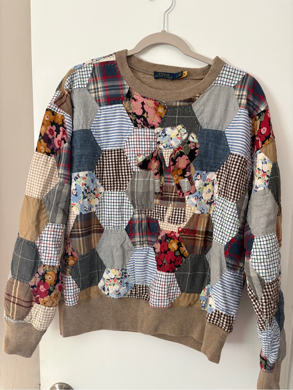 Polo by Ralph Lauren Patchwork Floral Hexagon Sweatshirt - Multicolor